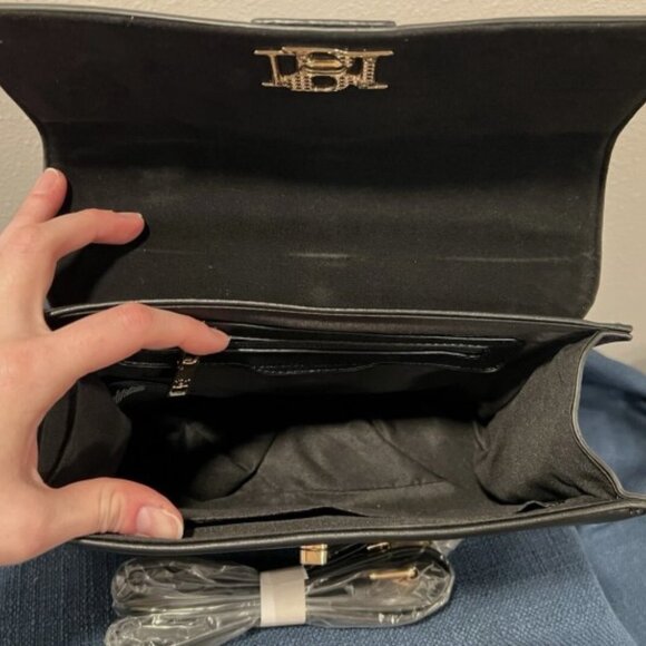 Badgley Mischka Black Studded Crossbody and Wallet New with Tags - Picture 2 of 4